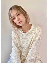 レイラバイアフロート 吉祥寺(Lila by afloat)&nbsp;インナーカラーボブ/イヤリングカラー/ハイトーンカラー