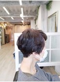 くせ毛さんにおすすめ 小顔×ショートヘア ミセス 40代50代60