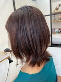 外ハネスタイル