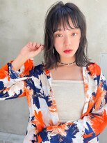 ロイジー(roijir)&nbsp;表参道roijir　顔周りレイヤー×ダークアッシュ