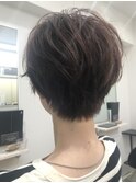 【癖毛風ショート】【くせ毛ショート】