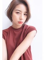 ラウンジ(Lounge)&nbsp;【Lounge】ナチュラルショートボブ◎30代40代50代