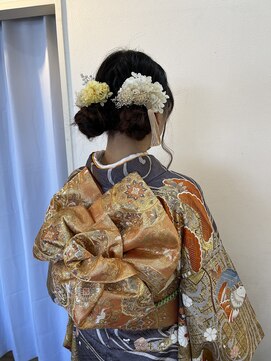 クララジャパン セタ(CLALA JAPAN Seta) 成人式ヘア!ツインお団子アレンジ♪