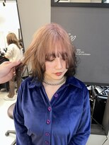 ジルバイジゼル(JILL by GiseL)&nbsp;K_ミルクティーベージュダブルカラーインナーカラーケアブリーチ