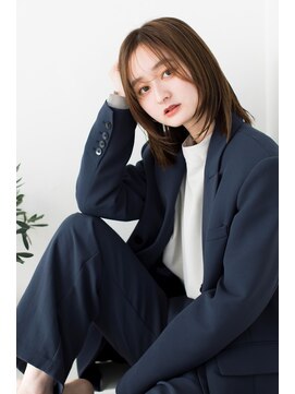 トティア 本通(Totia) 【Totia本通】鎖骨ミディアム×ニュアンスカラー