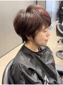 40代50代60代白髪マッシュショートボブ大人美人くびれ髪質改善