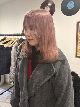 サミット ウル(SUMMIT ulu.) 【ulu.hana】ピンクベージュ×ブラウン/エンドカラー