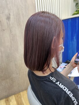 アクアライム(Aqua Lime) ミディアムボブ