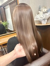 リアンヘアー(LIEN HAIR) ブリーチ○ダメージ最小限シルクストレート/髪質改善