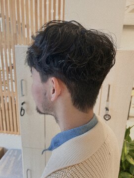 アンバイヘアー 蘇我店(and by hair) メンズパーマ×クセ馴染ませ