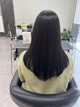 ガルボヘアー 桟橋店(garbo hair) ロング　暗髪　透明感　トリートメント　艶髪