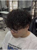 大分刈り上げマッシュ波巻きスパイラルパーマツイストパーマ