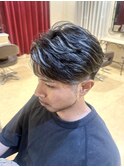 シルバーブラック ハイライト