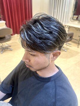 グラマラス GLAMOROUS シルバーブラック ハイライト