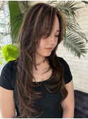 レイヤーカット/ハイライトカラー/髪質改善