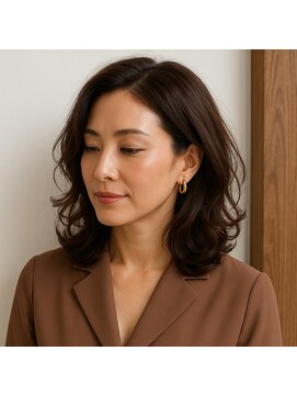 スープレックス ヘアーデザイン(SOUPREX HAIR DESIGN) 大人エレガント　デジタルパーマ　20代 30代 40代 50代 60代