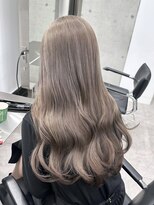 サンクプロジェクト(cinq PROJECT)&nbsp;韓国ヘア顔周りレイヤーミルクティーベージュグレージュカラー