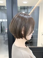 ラメールヘア(la mer hair)&nbsp;大人の小顔見えショート◎白髪ぼかしハイライト/明るい白髪染め