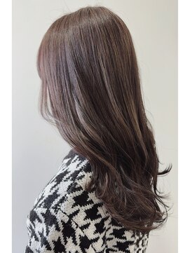 イーストハムアネーロ(EAST HAM anello) レイヤーロング/グレージュカラー/ブリーチなしダブルカラー