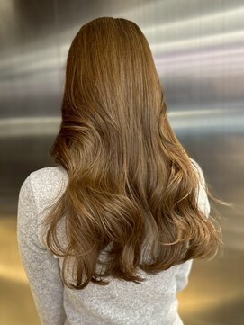 ペレ 原宿(PELE) ダブルカラー/ケアブリーチ/羽エクステ/原宿