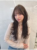 グレージュ/レイヤーカット/ハッシュカット/オリーブベージュ/栄