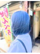 ヘアーデザイン ジェルム(Hair Design germe)&nbsp;ブルー　HYOU