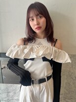 アクシス 栄店(`AXIS)&nbsp;イメチェン/ピンクベージュ/アンブレラカラー/前髪/栄矢場町