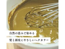 キャトル(hair make QUATRE)の雰囲気（100%オーガニックヘナでナチュラルに白髪カバー◎ハリコシアップ）