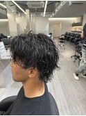サーフカールミディアムパーマ無造作パーマ名古屋栄