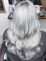 ブレイズヘアー(BLAZEhair) 【超透明感カラー】ホワイト×ブリーチ4回