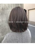 【Link】[お客様スタイル97］#ボブ#切りっぱなし#グレージュ