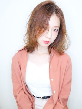 【NYNY】アプリコットアッシュ×肩ハネレイヤー
