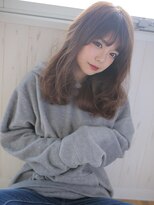 アグ ヘアー ミーサ 赤塚店(Agu hair mysa)&nbsp;流行りの暗色大きめウェーブで今年顔
