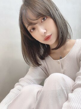 ブランシェ 小牧店(BRANCHE) ☆韓国風スタイル/首ラインの長めボブ☆gussy
