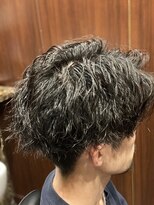 ヒロギンザ 田町店(HIRO GINZA) センターパートツイストパーマ