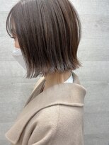 ガレリアエレガンテ 名駅店(GALLARIA Elegante)&nbsp;GALLARIA  外ハネボブ  ×  シルバーベージュ