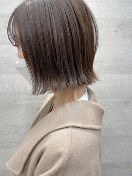 ガレリアエレガンテ 名駅店(GALLARIA Elegante) GALLARIA  外ハネボブ  ×  シルバーベージュ