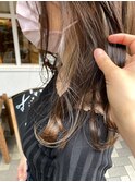 透明感☆グレージュインナーカラー