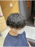 均一性のある綺麗なツイストパーマ　島田優斗