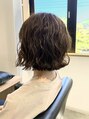 モッズヘア 仙台長町店(mod's hair) ボブにパーマ。チョコっと結びもかわいいです。