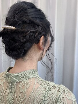 ゆうこ美容室 優しいアップ