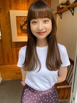 ノンダメージ水素カラーグレージュアッシュネイビーグレー表参道