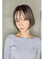 クーエフー(coo et fuu)&nbsp;10代20代30代40代50代 前髪　ショートボブ　ミントアッシュ藤沢