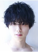ショートマッシュ/ツーブロック/スパイラルパーマ