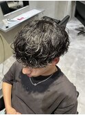 波巻きパーマ