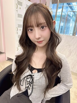 クム(kumu) 【kumu】 艶カラー/顔周りカット/栄/名古屋/20代/30代