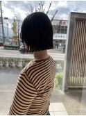 切りっぱなしボブ
