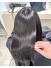 河村限定『艶髪シルクストレート＋カットー+3stepトリートメント』￥28050～