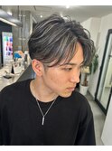 波巻きツイストスパイラルパーマ/フェザーパーマ/眉毛/メンズ