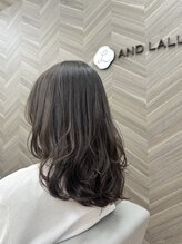 アンド ラル(AND LALU) コテ巻き風パーマで楽ちんスタイル